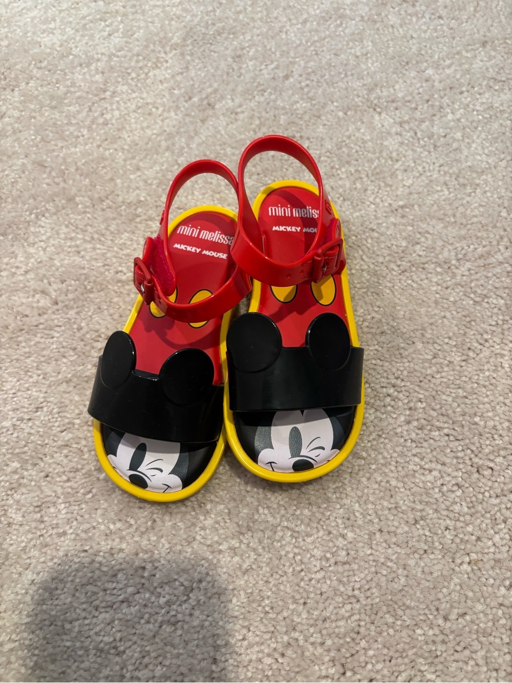 New Mini Melissa Mickey Mouse Kids Sandals